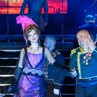 Opereta Veselá vdova DJKT Plzeň Lochotínský Amfiteátr