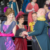 Opereta Veselá vdova DJKT Plzeň Lochotínský Amfiteátr