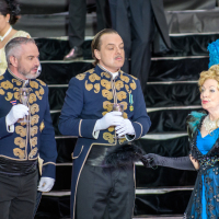 Opereta Veselá vdova DJKT Plzeň Lochotínský Amfiteátr