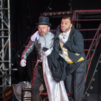 Opereta Veselá vdova DJKT Plzeň Lochotínský Amfiteátr