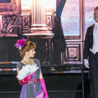 Opereta Veselá vdova DJKT Plzeň Lochotínský Amfiteátr