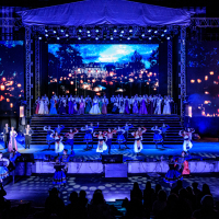 Opereta Veselá vdova DJKT Plzeň Lochotínský Amfiteátr