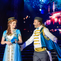 Opereta Veselá vdova DJKT Plzeň Lochotínský Amfiteátr