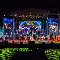 Opereta Veselá vdova DJKT Plzeň Lochotínský Amfiteátr